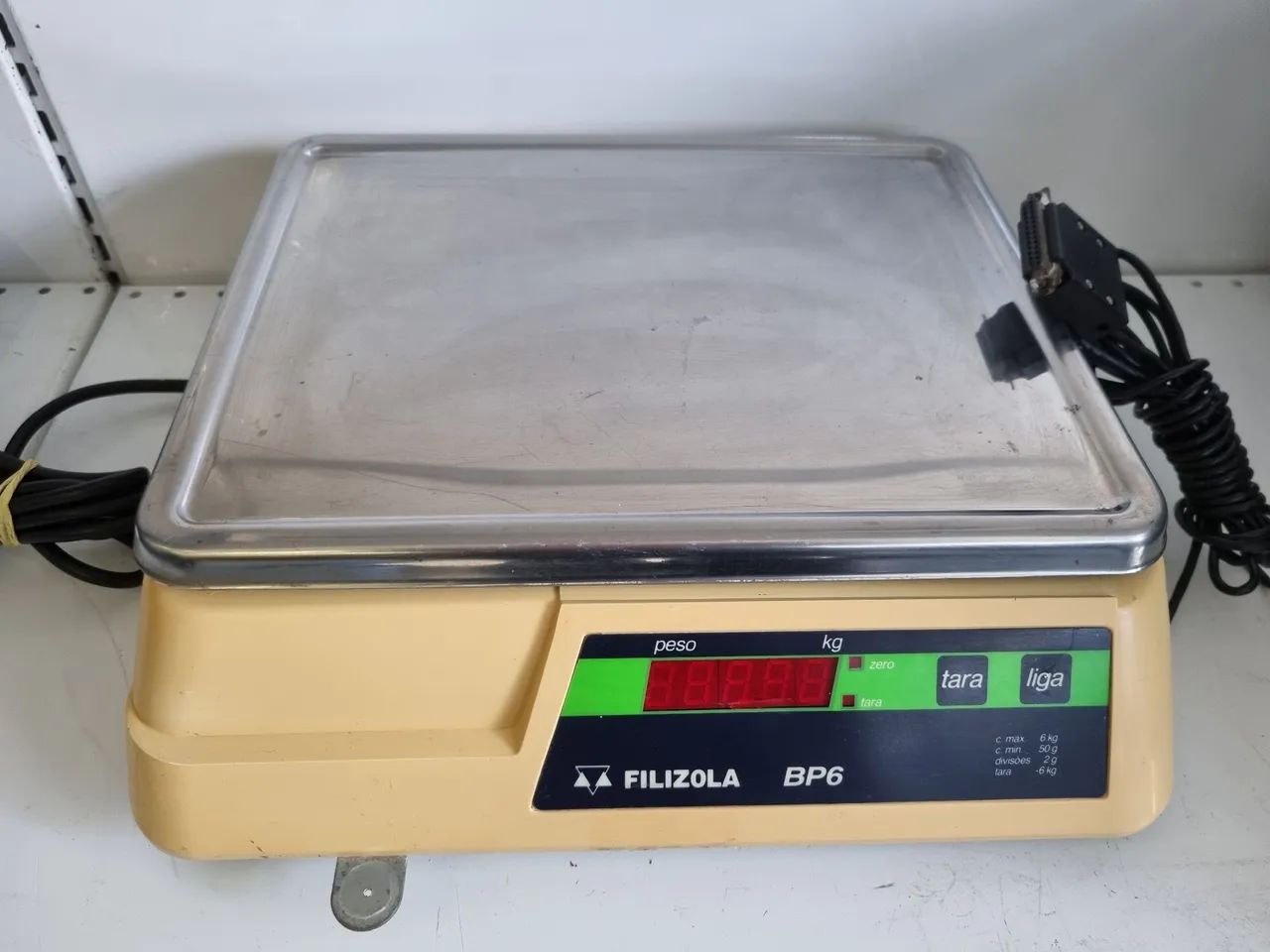Balança Filizola BP6 06Kg Divisão 02gr em Bom estado Funcionando