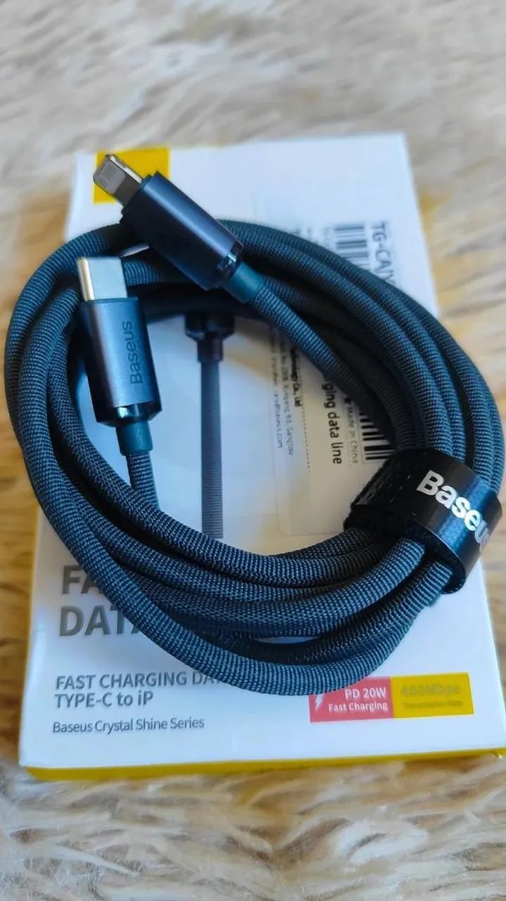 Cabos Baseus USB-C e Lightning  - Foto 4