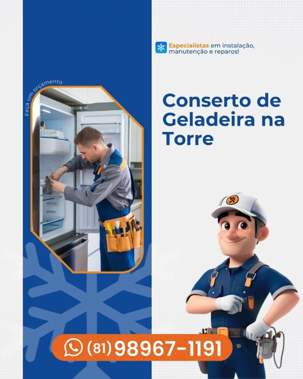 Conserto de Geladeira na Torre - Orçamento Grátis