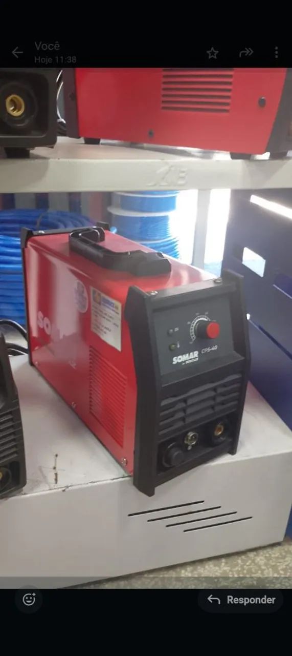 MAQUINA DE CORTE PLASMA 7,5KVA 15-40A 220V CPS-40 SOMAR<br>SOMAR - Foto 2