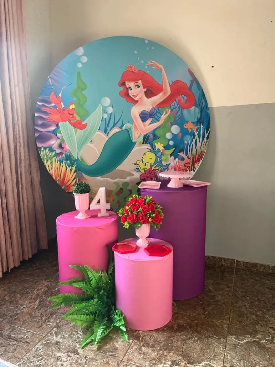 Decoração Festa Ariel - Kit Completo
