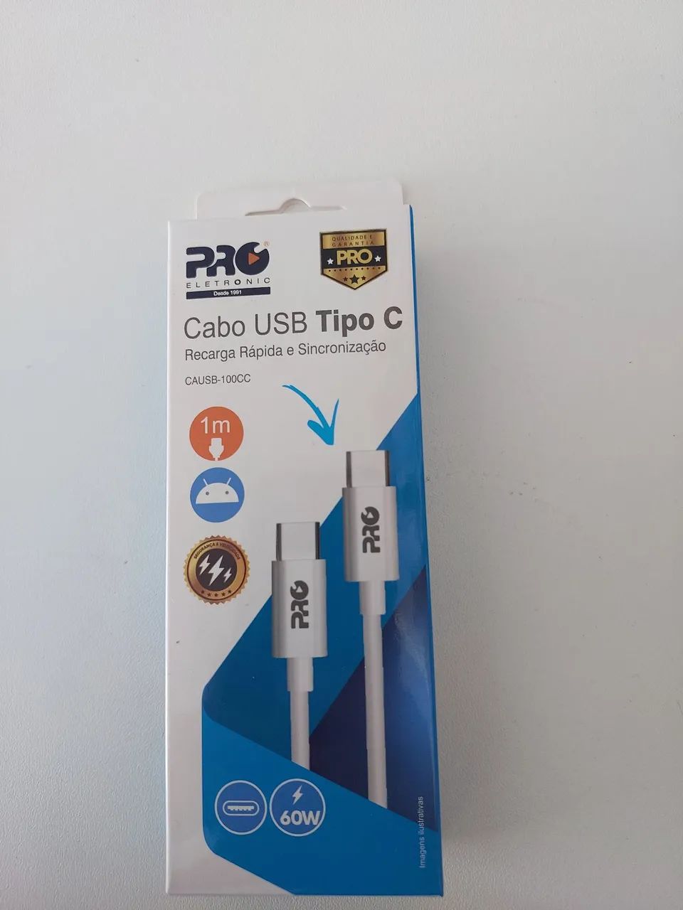 Cabo IPhone e tipo C