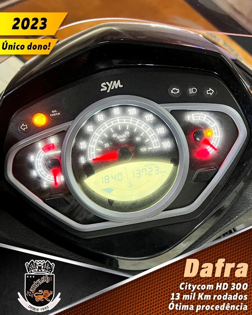 DAFRA CITYCOM HD 300I - Foto 6