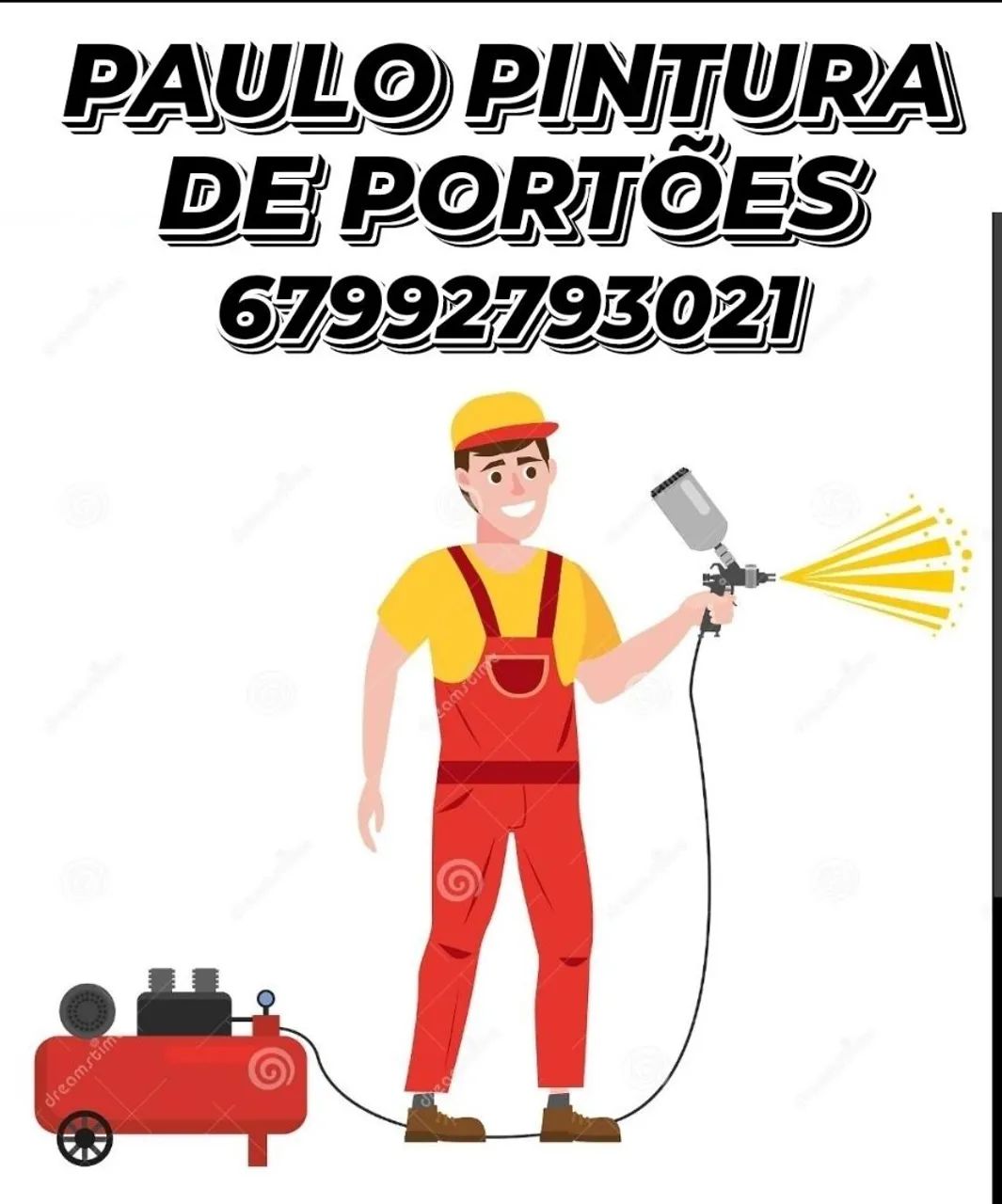 Pintor de portão e estruturas metálicas.