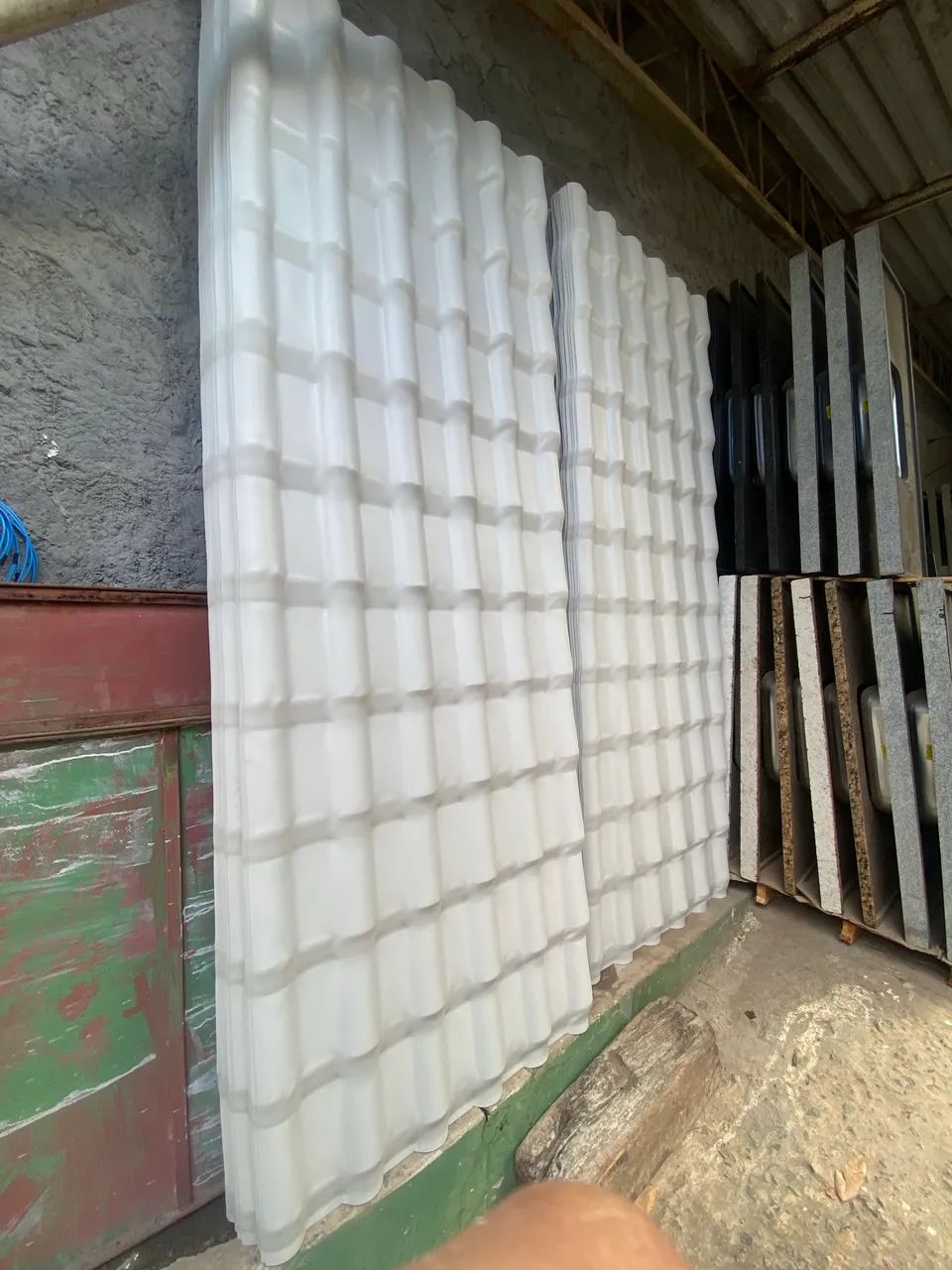 Telha PVC Plan Cinza 241x88