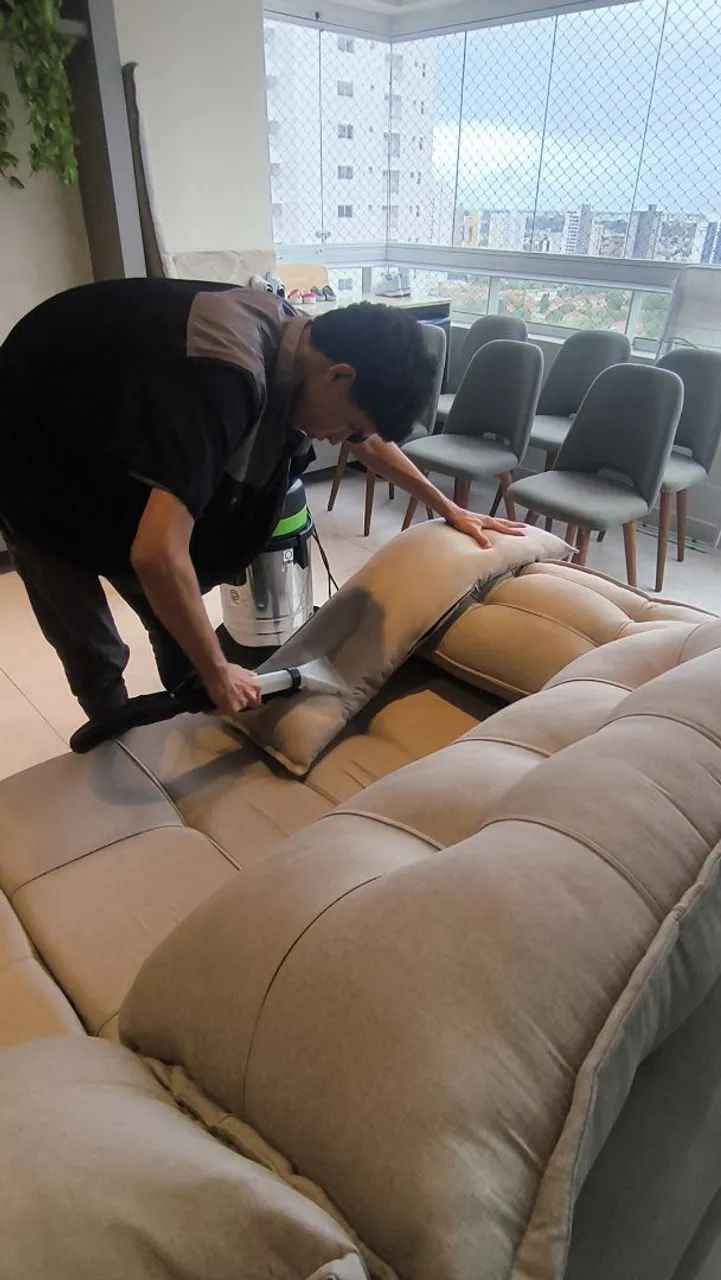 Lavagem Profissional de sofá a seco e colchão em João Pessoa-PB 