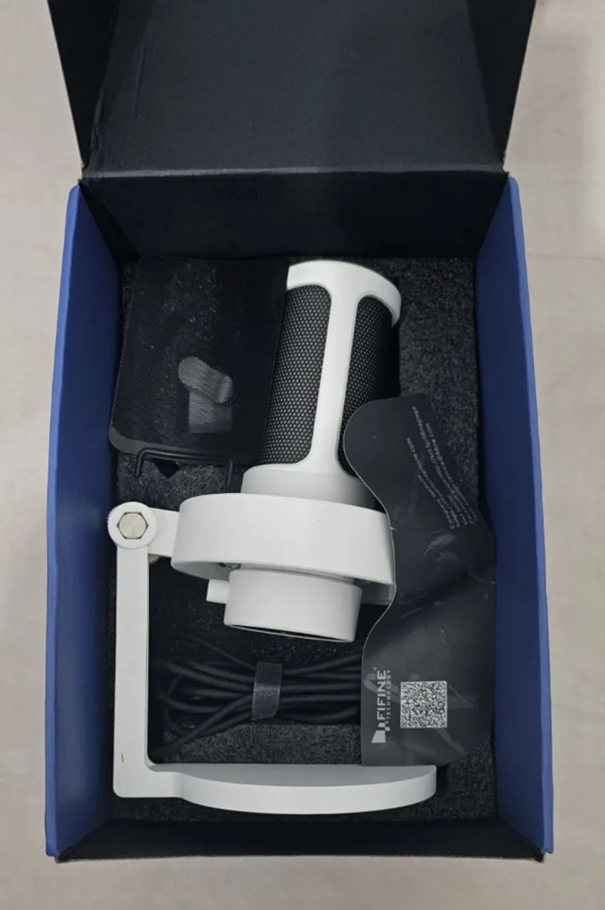 Fifine A8 RGB USB Microphone – White, Excellent Quality64617878625155120