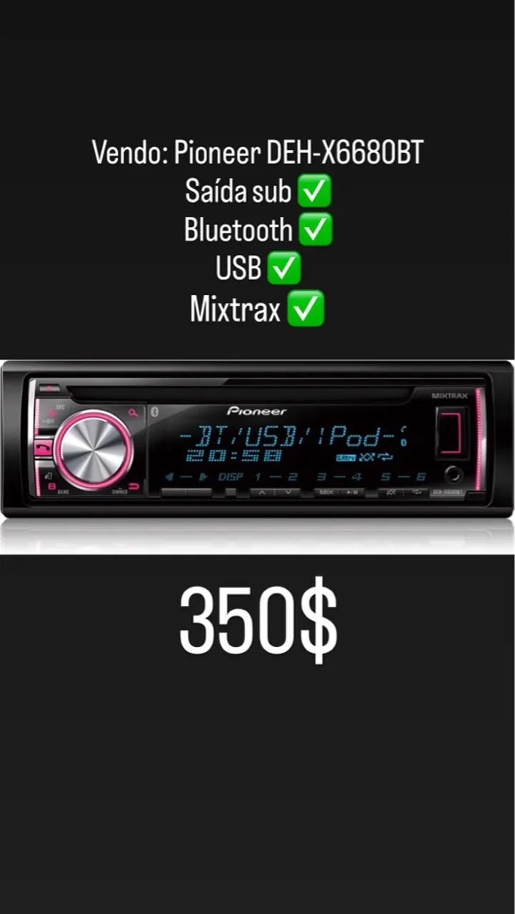 Pioneer DEH-X6680BT