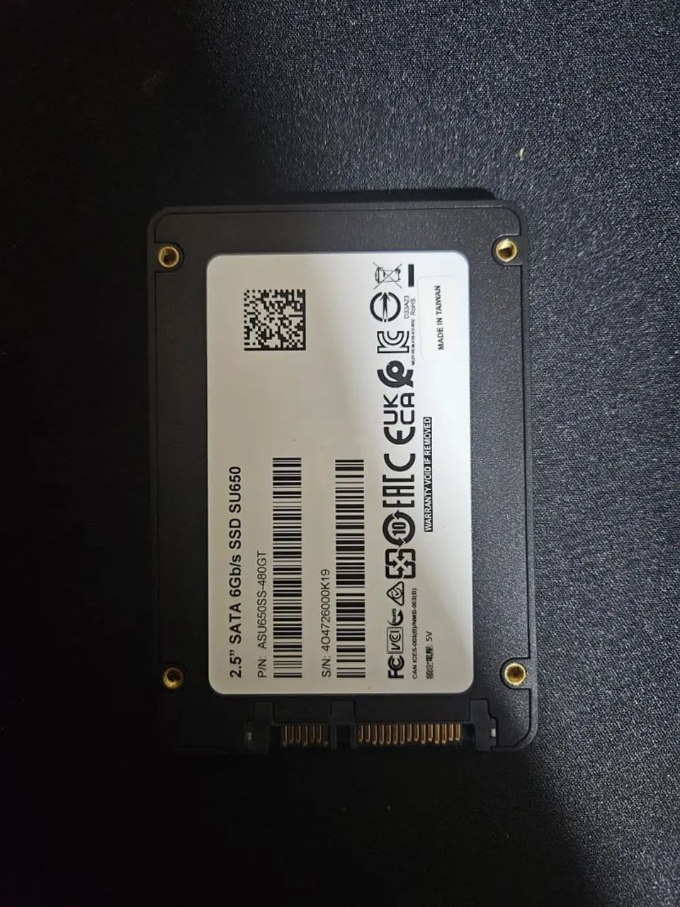 SSD 2.5" SATA 6Gb/s ADATA SU650 480GB