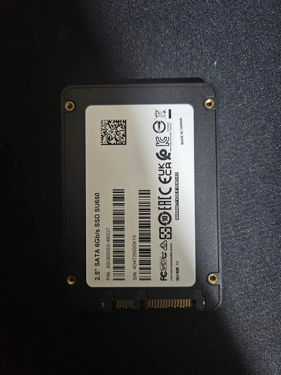 SSD 2.5" SATA 6Gb/s ADATA SU650 480GB