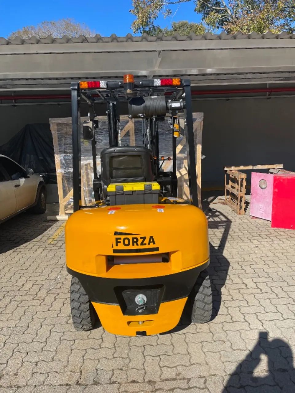 Empilhadeira Forza BR - FZ2535DXS - 2,5 TON - Duplex 3,50 Metros - Diesel - Foto 4