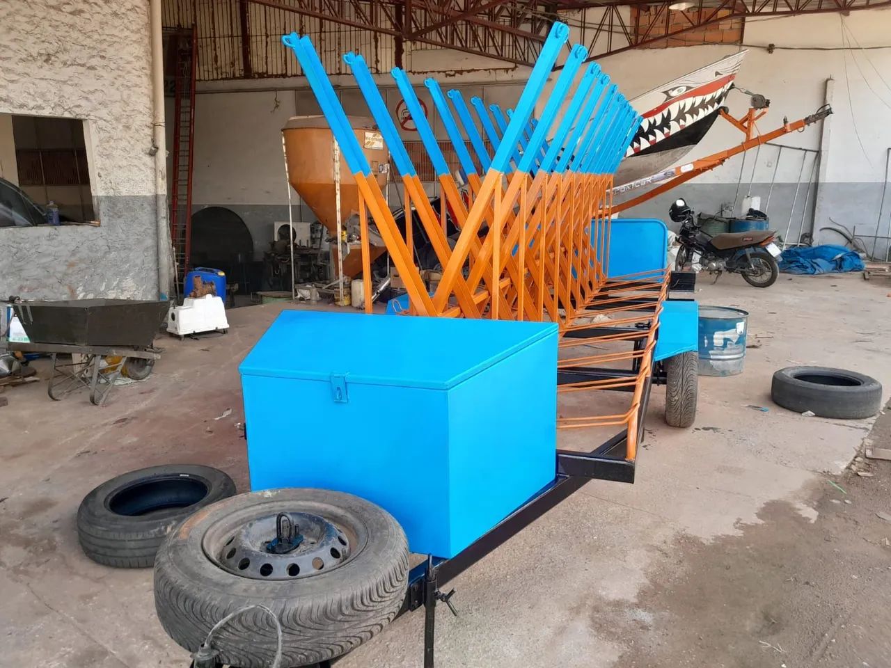 Carretinha para 20 bicicletas  - Foto 4