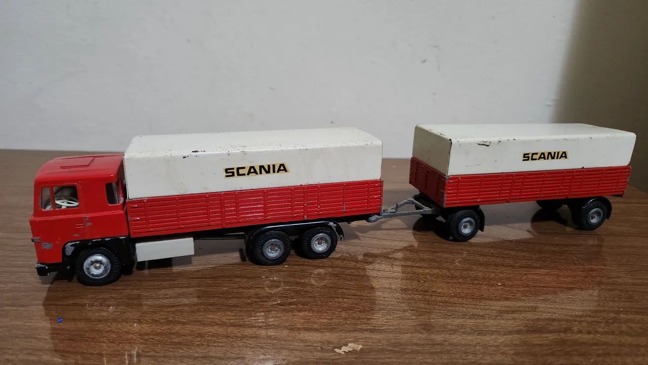 Miniatura Caminhão Scania Tekno Dinamarca  - Foto 2
