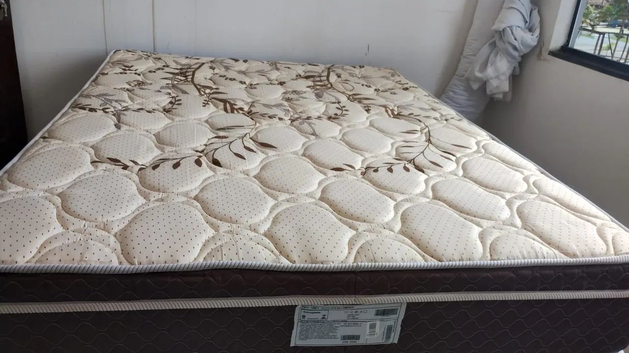 Cama Box Casal - Colchão + Base