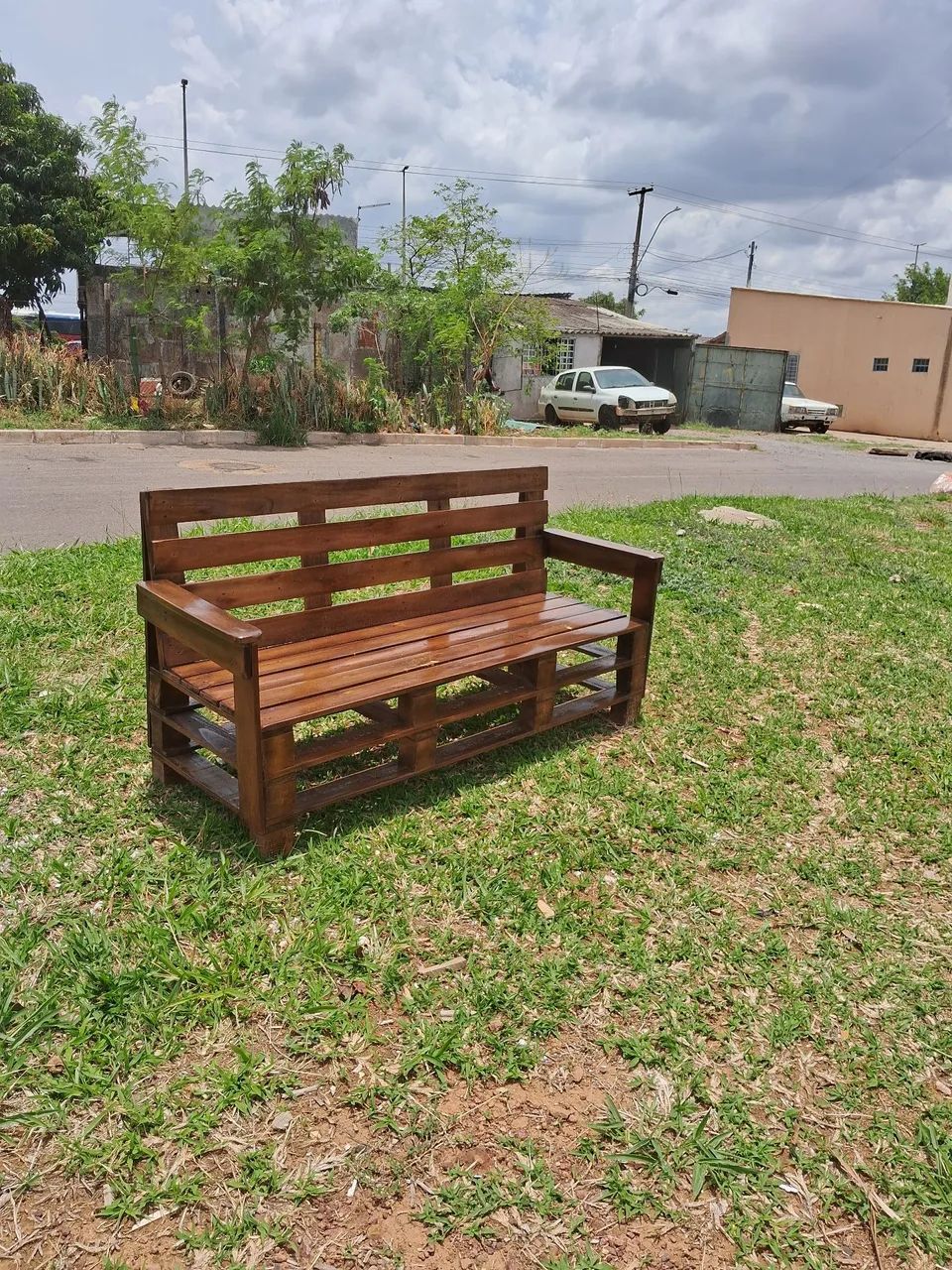 Banco em pallet 