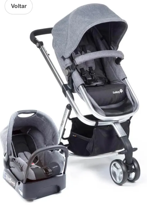 Carrinho de Bebê Safety 1st 3 em 1