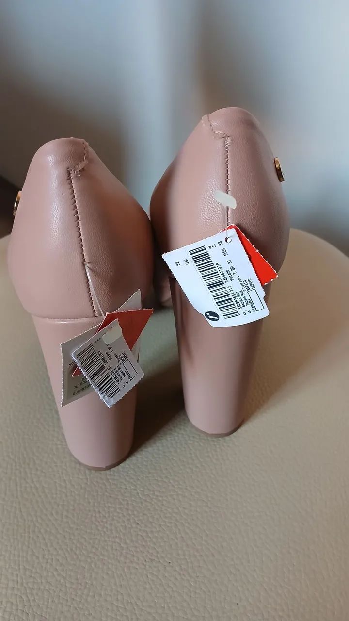 Sapato Scarpin Vizzano N° 37 Nude - Foto 3