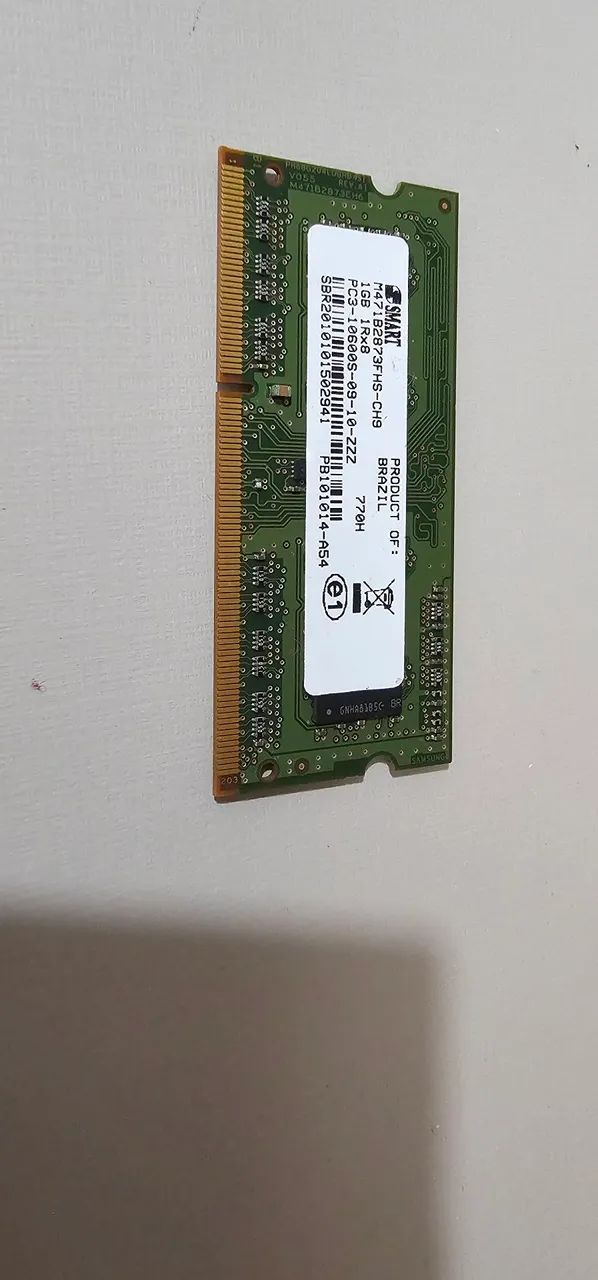 Módulo DDR3 SO-DIMM de 1 GB, 1333 MHz (PC3-10600S)