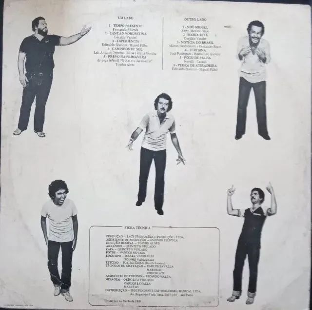LP-Disco vinil-Quinteto Violado-Desafio-Ano 1981-Com encarte - Foto 3