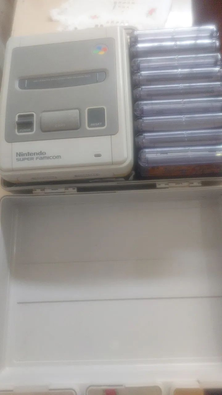 Super famicon  japonês com maleta - Foto 2