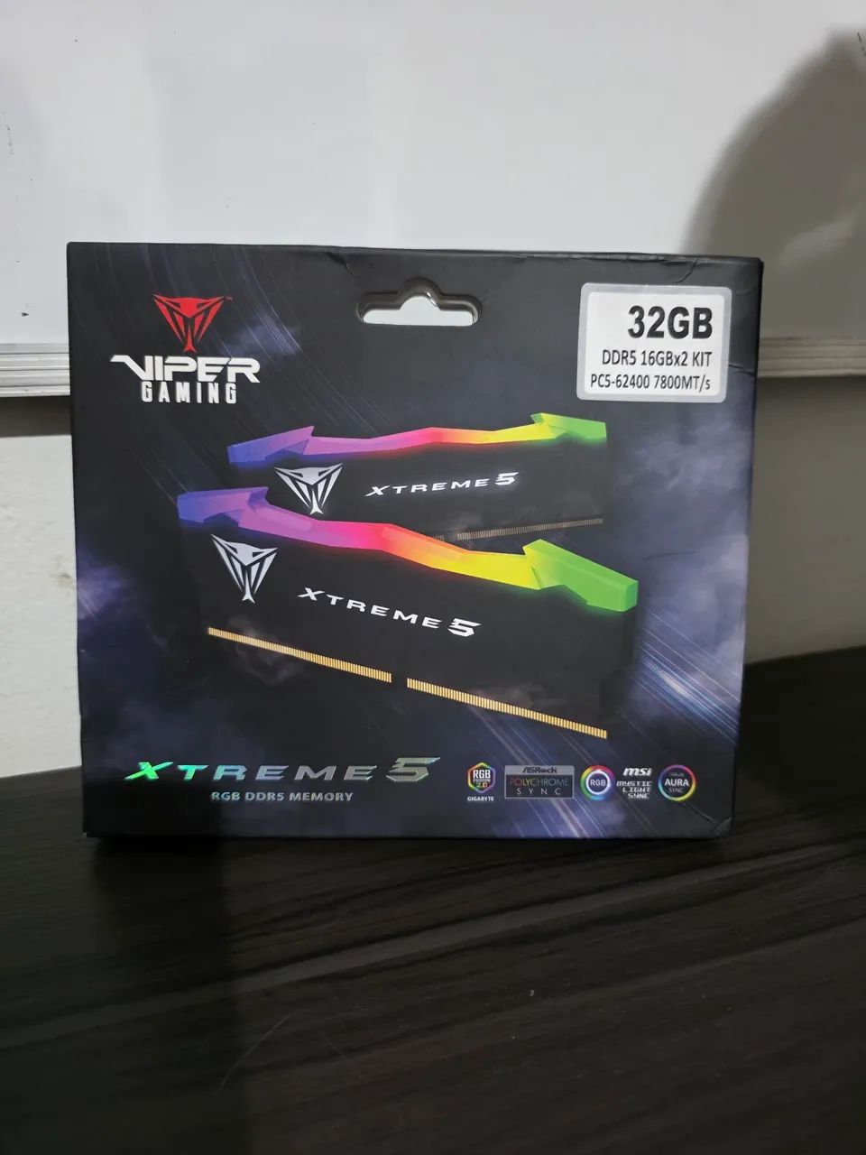 Viper Xtreme 5 RGB DDR5 RAM 32GB 7800MHz CL38-2x16 (Lacrada/NF/Lifetime Warranty)64739260546178120