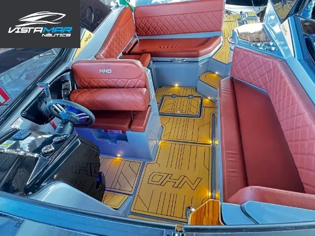 Lancha NHD 270 (265 nomenclatura Internacional) Open com motor popa 4T - Zero milhas - Foto 6