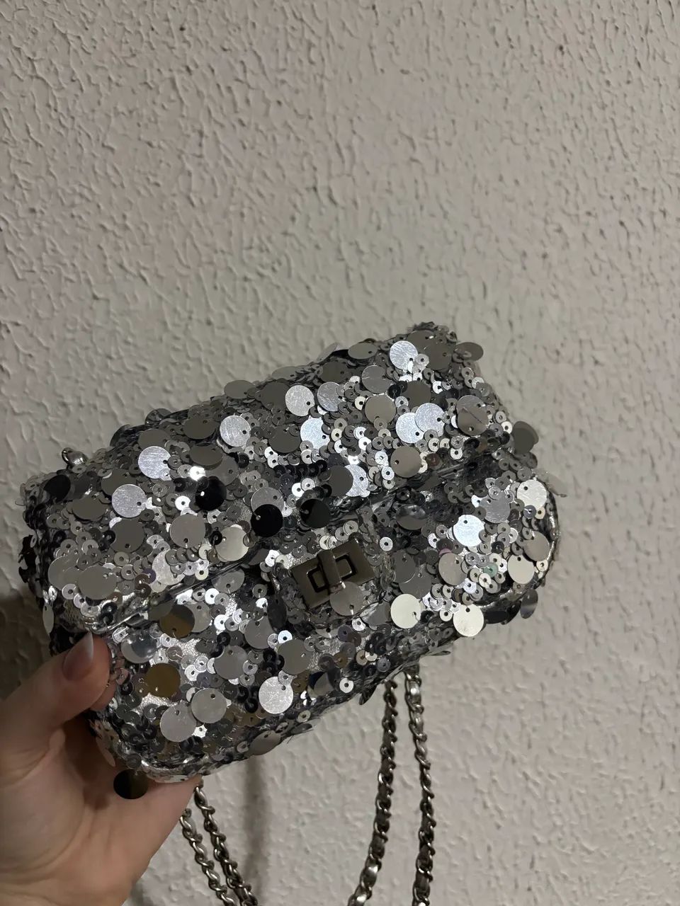 Bolsa prata de festa! - Foto 2