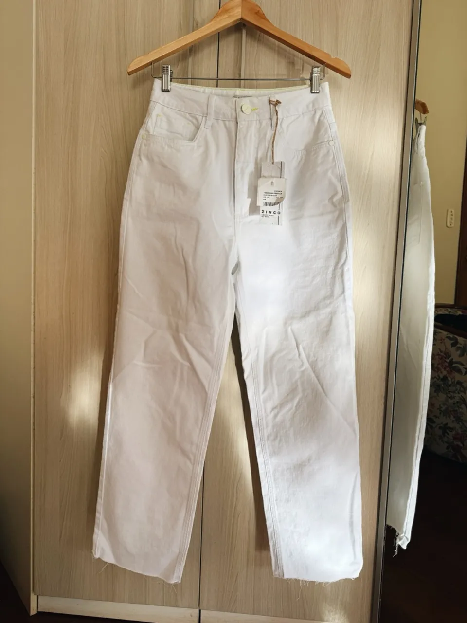 Calça branca Zinco 38