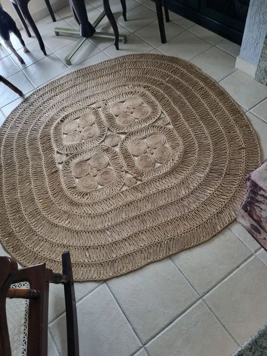 Tapete de fibra natural  