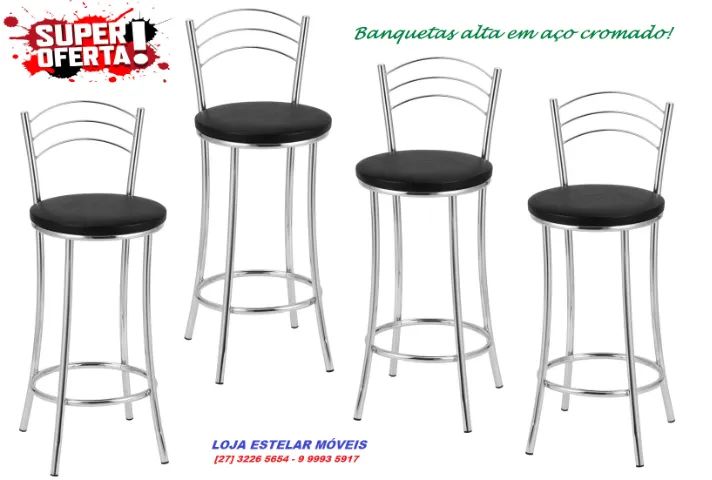 Renove sua cozinha com banquetas lindas e reforçadas! - Foto 3