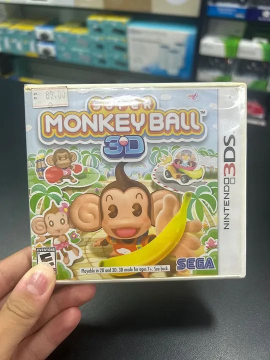 JOGO SUPER MONKEYBALL 3D NINTENDO 3DS LACRADO