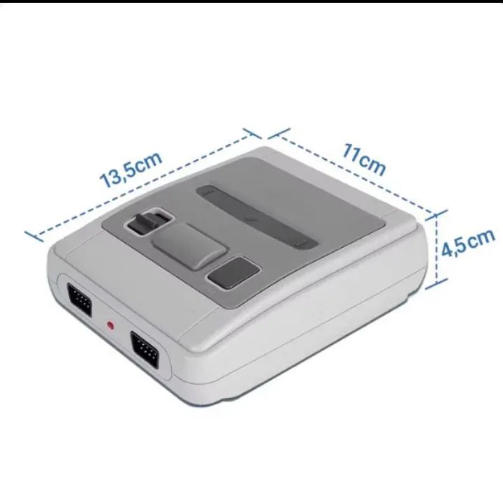 PARA VENDER LOGO, NOVO! Video Game Classic Super Mini Com 2 Controles 8 Bits 620 Jogos - Foto 4