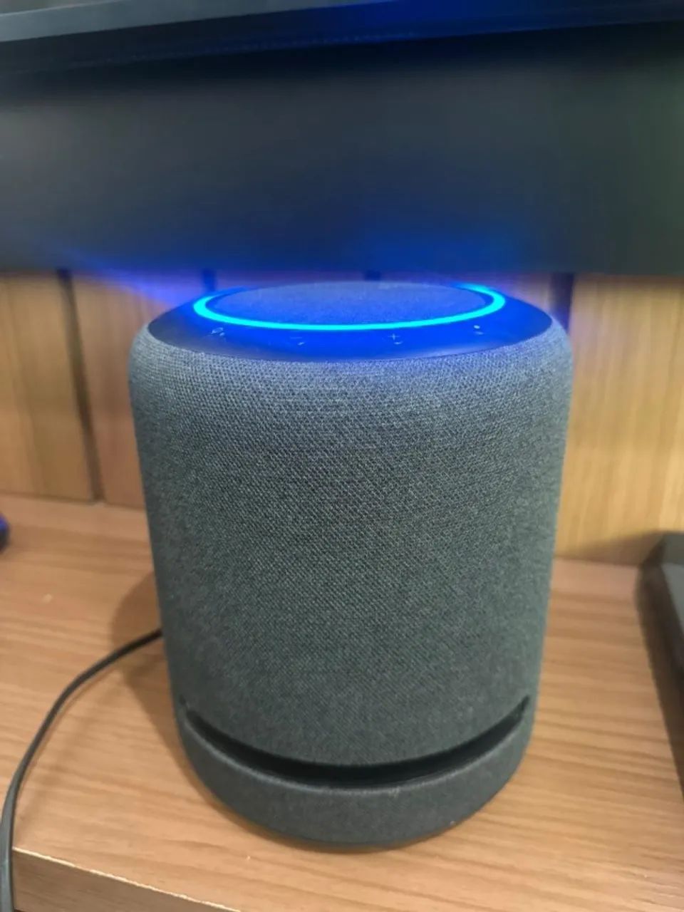 Caixa de Som Alexa Echo Studio + Cabo Óptico - Qualidade de som PERFEITA! - Foto 3