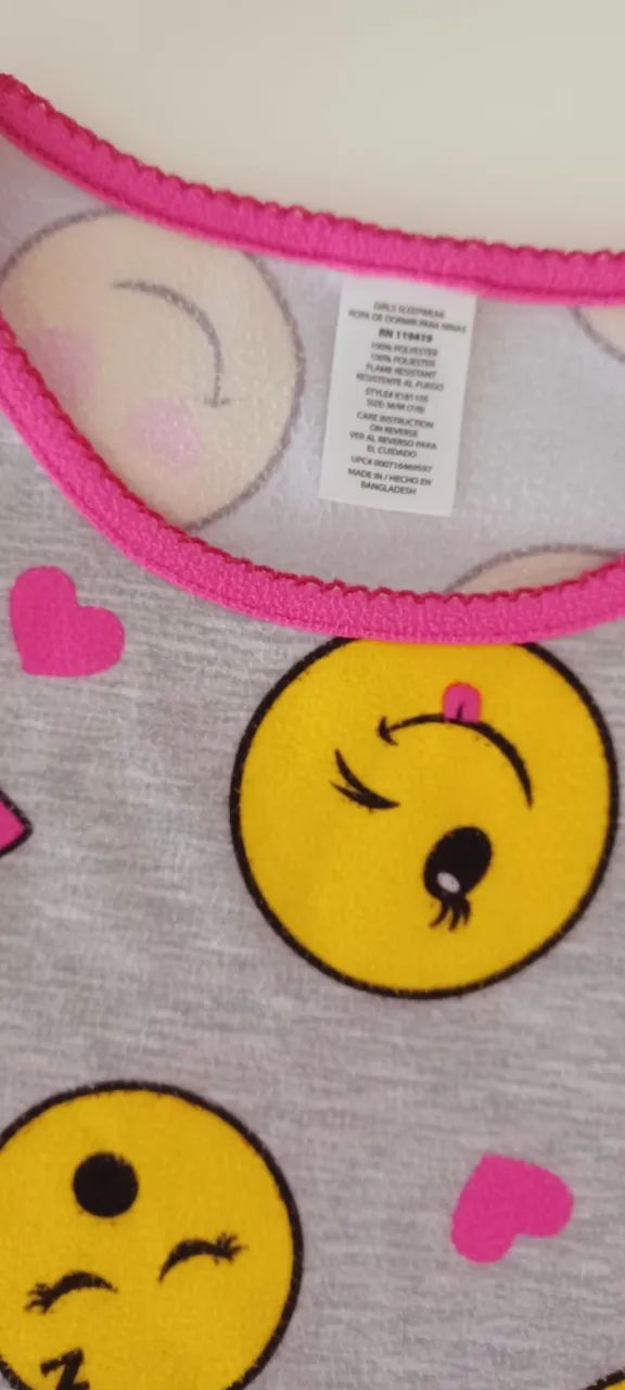 Camisola Infantil Emoji Divertida - Confort 7/8 anoso e Estilo! - Foto 2