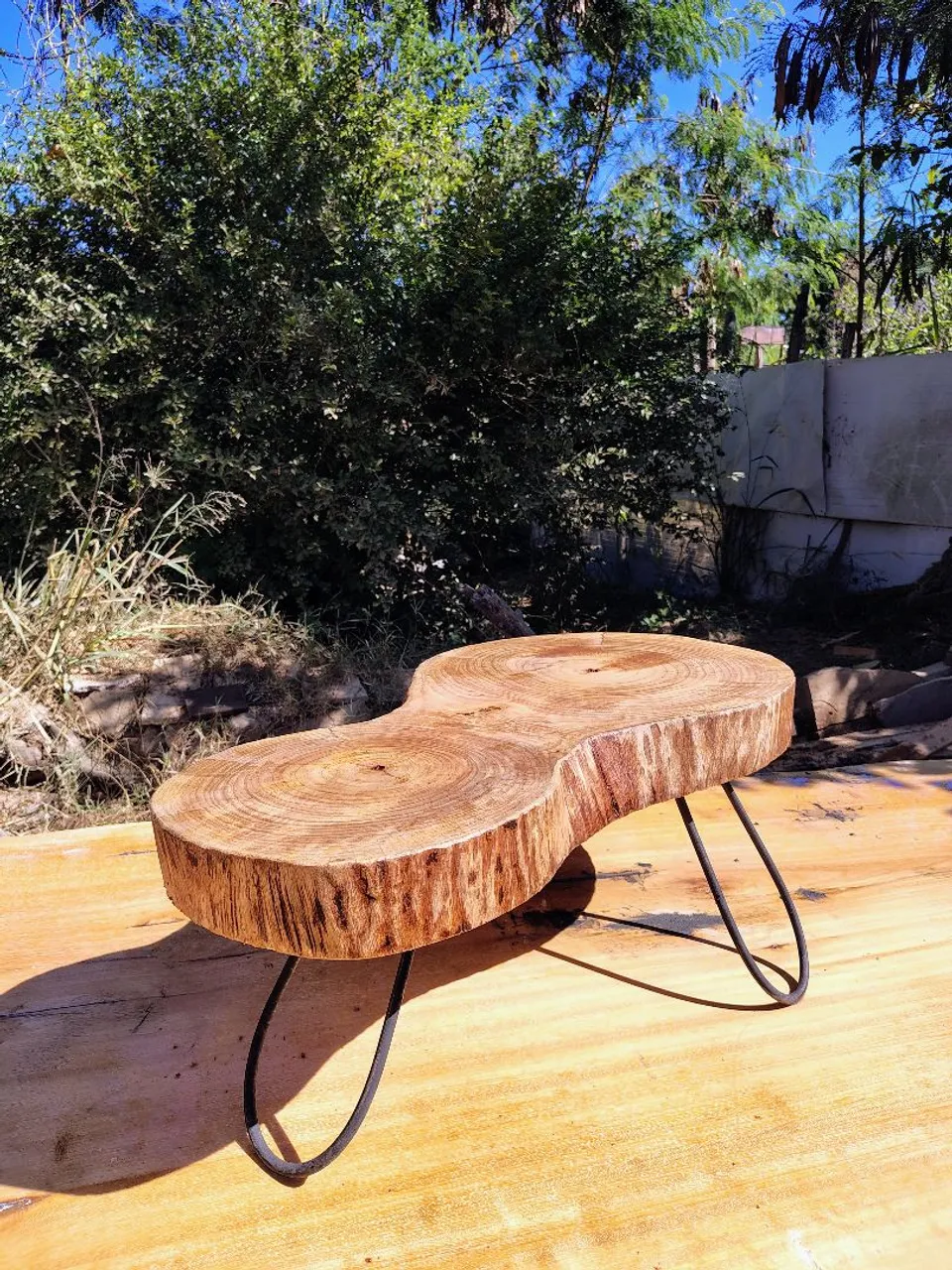 Mesa de centro rústica com design único