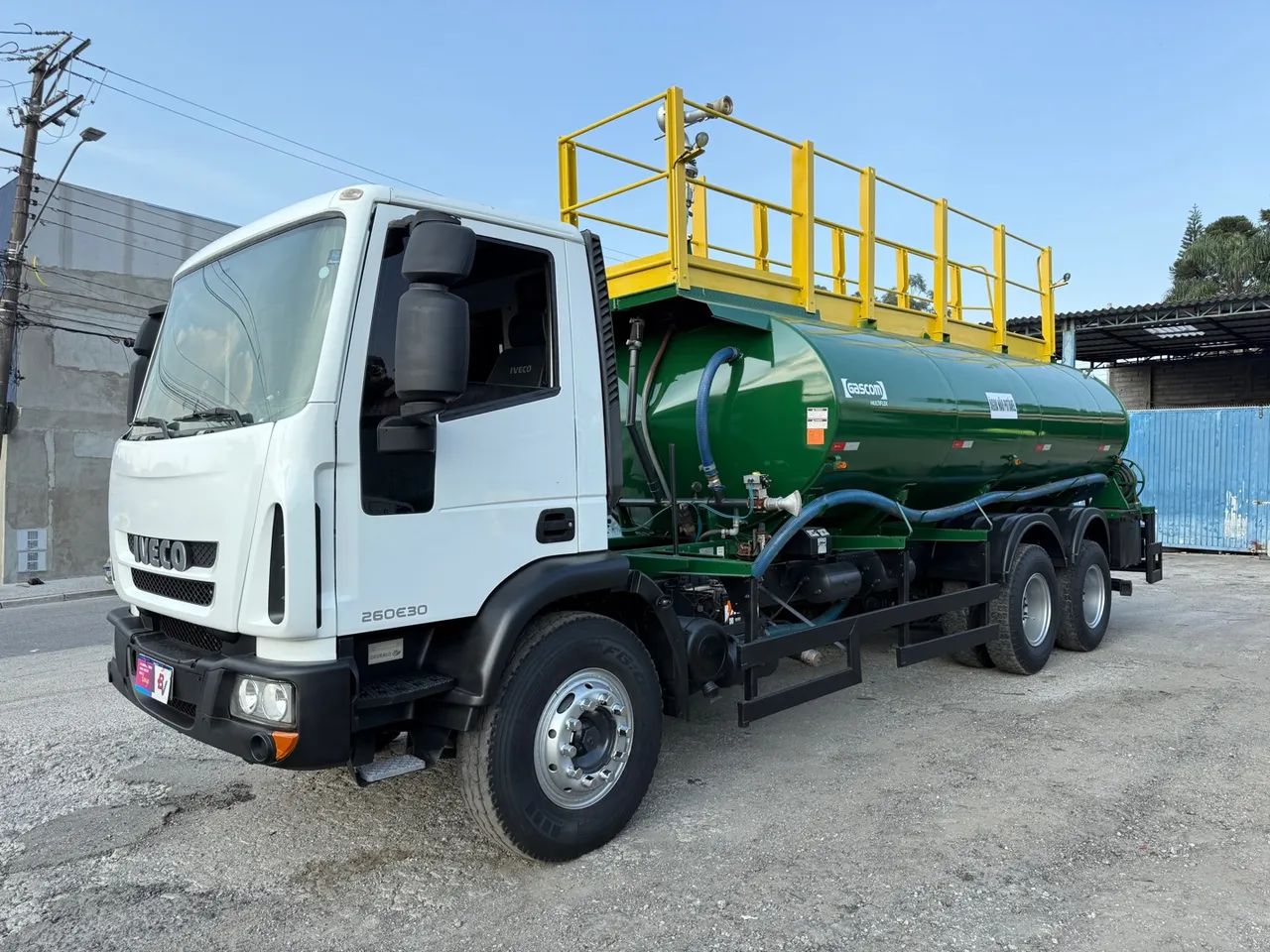 Iveco Tector Caminhão Pipa tanque água bombeiro gascom  - Foto 2
