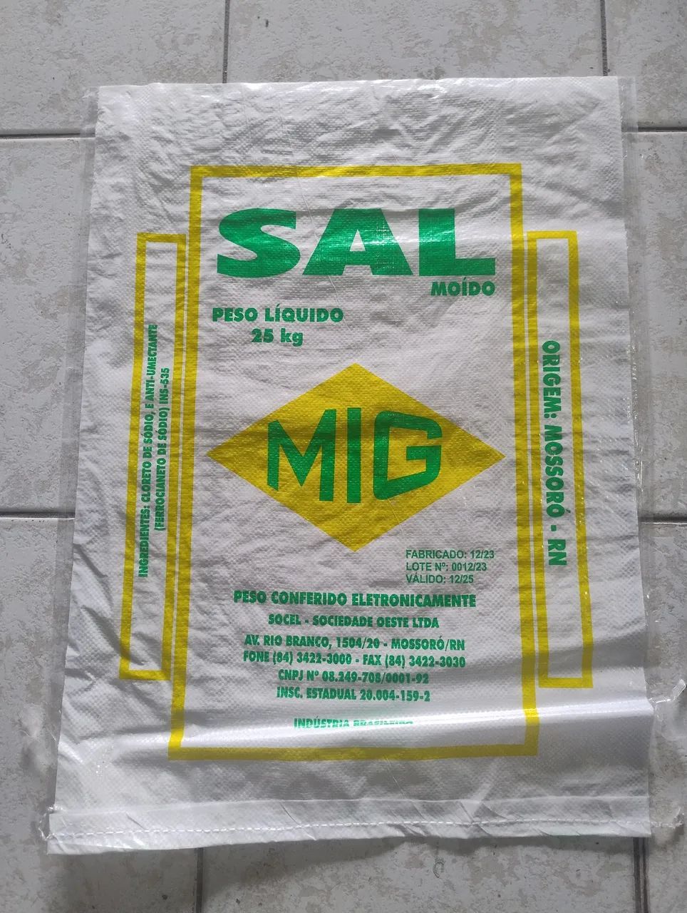 Sacos novo 25 kilos 63 x 45 tamanho  - Foto 2