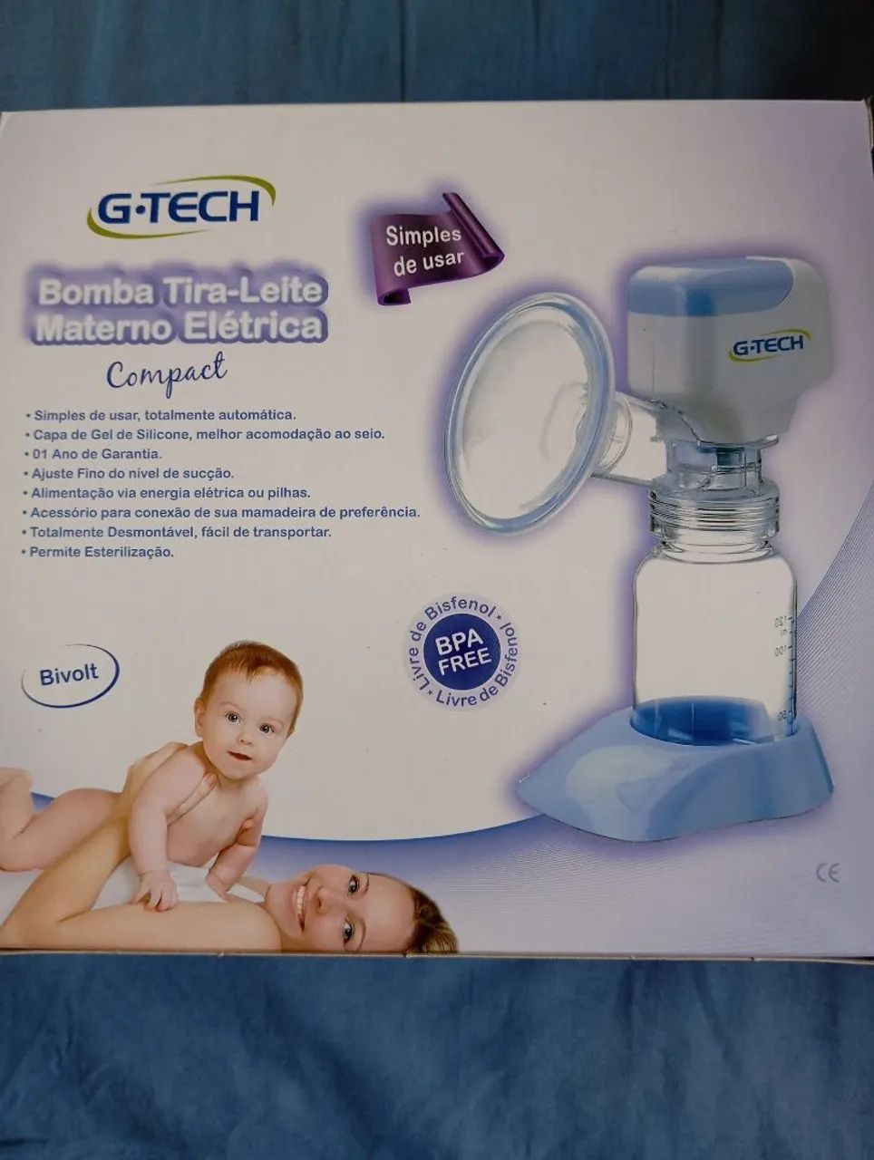 Extrator de Leite Materno Elétrico Compact G-Tech - Foto 2