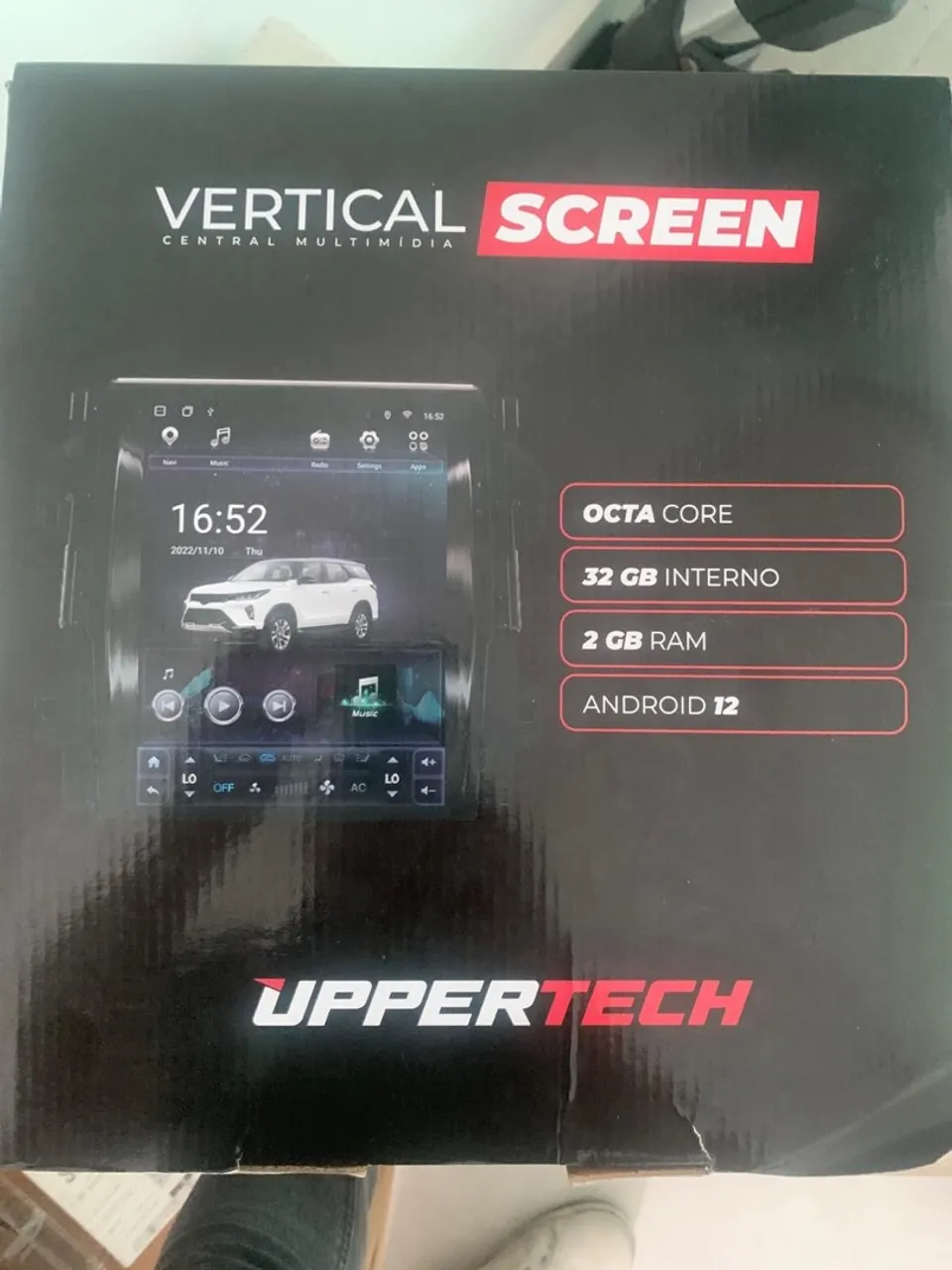 Central Multimídia ( Toyota SW4 ) Vertical screen ( UPPERTECH)