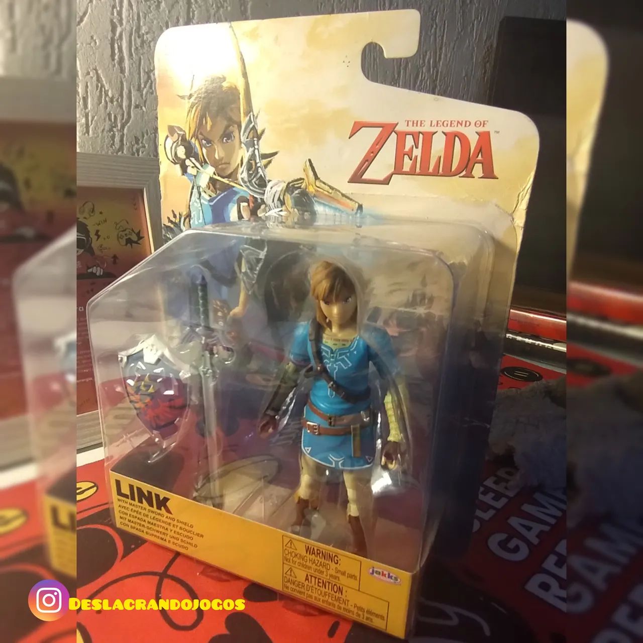 Boneco Link, The Legend of Zelda Lacrado!!!