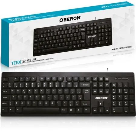  TECLADO USB OBERON - OR-TE101
