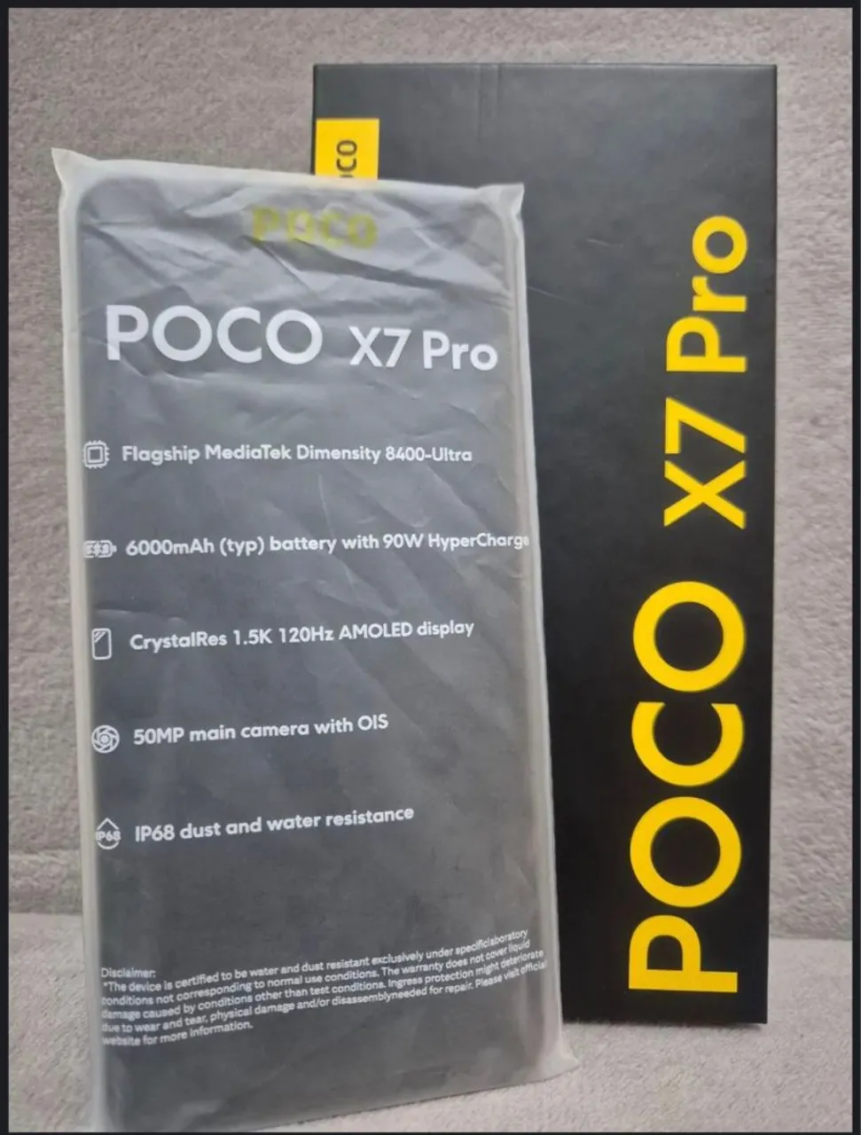 Poco x7 pro 12 ram i 512gb de memória