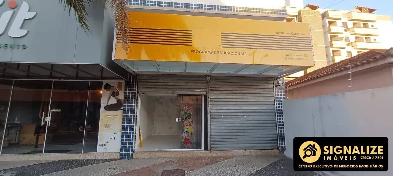 LOJA COMERCIAL DISPONÍVEL PARA LOCAÇÃO EM CABO FRIO!