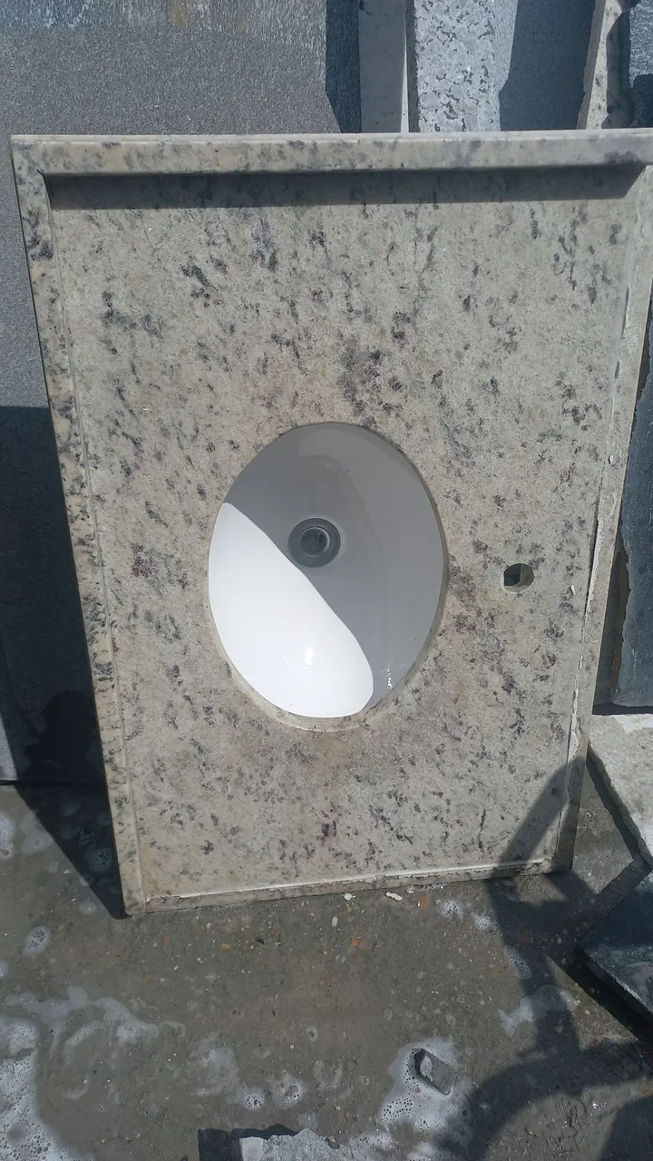 Pia de granito para Banheiro (detalhes na descrição)