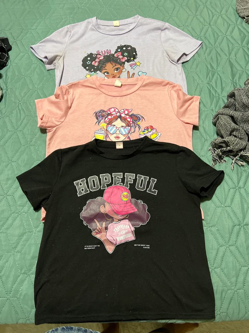 Kit blusas meninas 