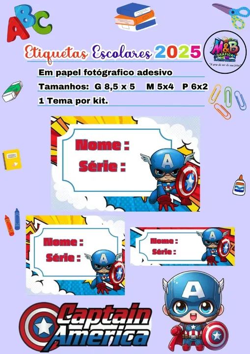 Etiquetas escolares  - Foto 3