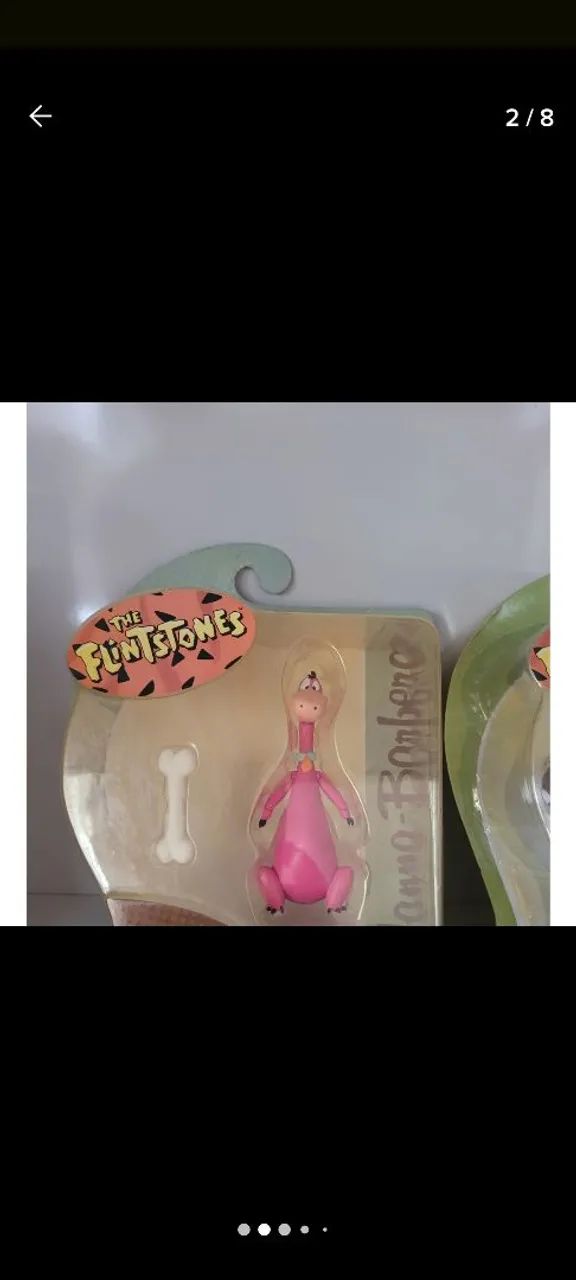 Bonecos Fred Flintstone E Dino Jazwares - Foto 2