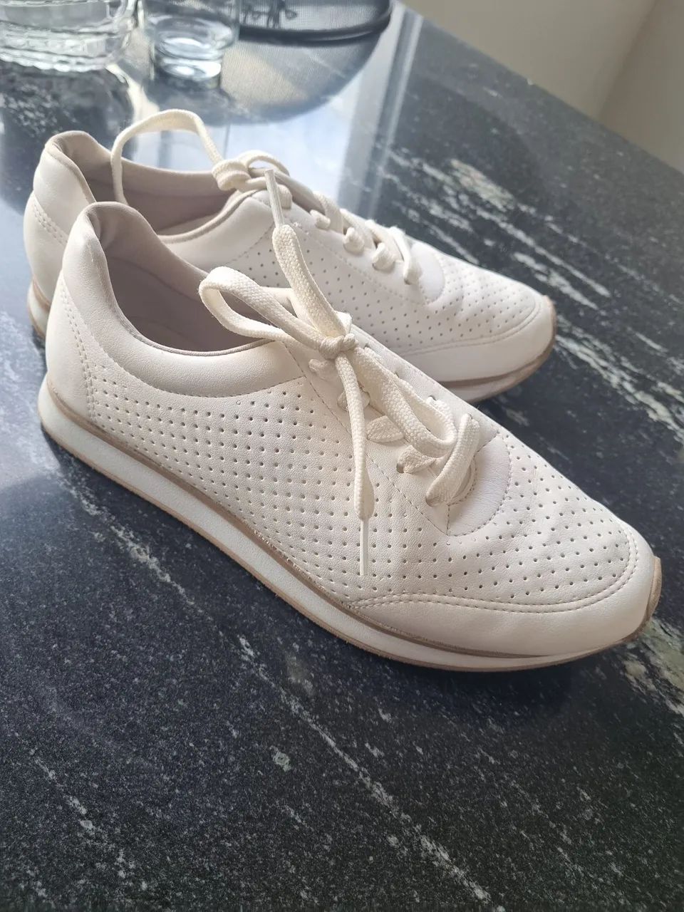 Tênis Branco Casual Feminino - Foto 3