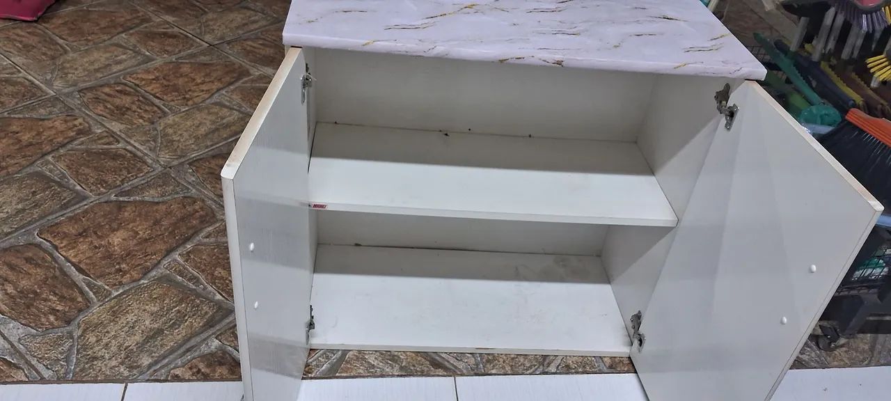 Armário de Cozinha Branco 2 Portas - Foto 2