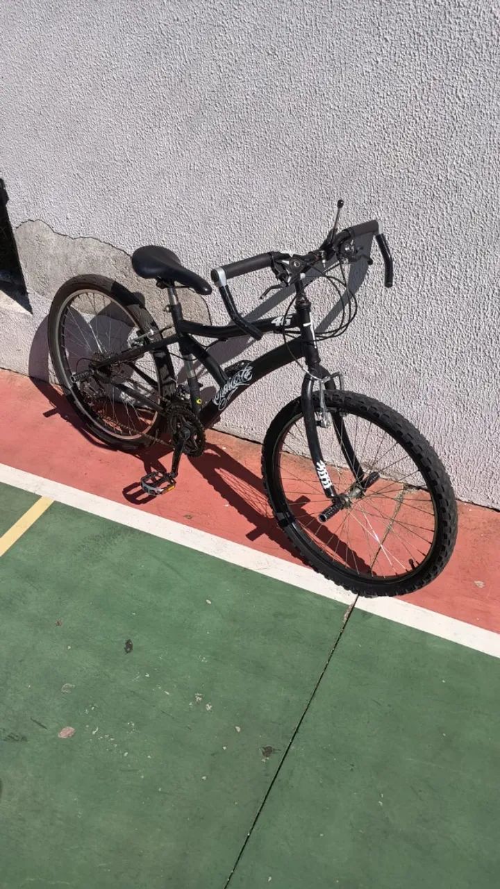 Vendo Caloi Max Front Aro 24 - Estilo Raio / Sundown / Grau - Foto 2